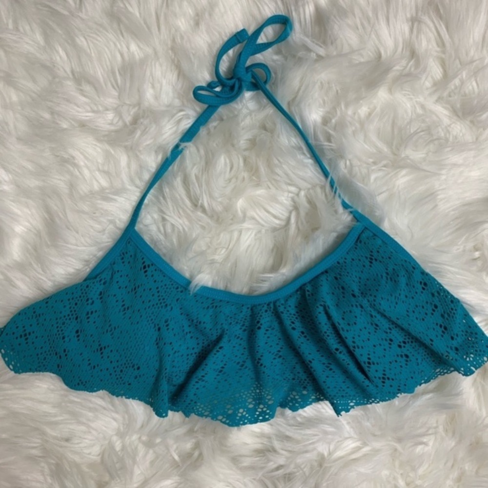Hot Water turquoise blue-green bikini top